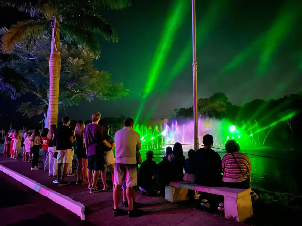 familias no show das aguas em foz do iguaçu