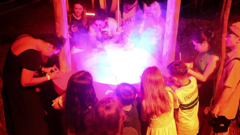 Capa do blog- o que fazer em Foz do Iguaçu com filhos - lumina park - poço dos desejos