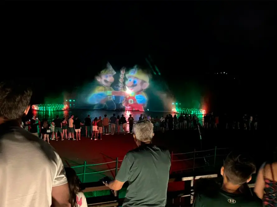 Capa do blog: viajar em janeiro no Brasil - Show das Aguas